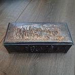 Hooijkaas Verzilverde Theedoos Douwe Egberts, Verzamelen, Blikken, Ophalen of Verzenden, Zo goed als nieuw, Overige, Douwe Egberts