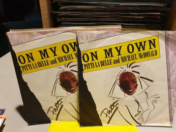 Patti La Belle & Michael McDonald - On my own, 2x (s5) beschikbaar voor biedingen