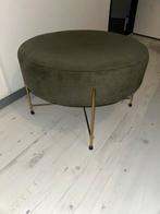 Groene poef, Ophalen, Minder dan 50 cm, Zo goed als nieuw, Stof
