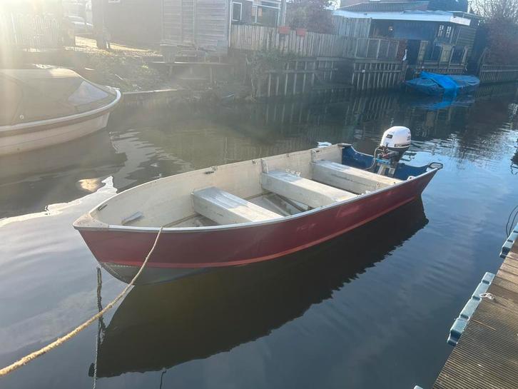 Quicksilver 500SF met 25 pk selva/yamaha fourstroke, Watersport en Boten, Vis- en Consoleboten, Gebruikt, 10 tot 30 pk, 3 tot 6 meter