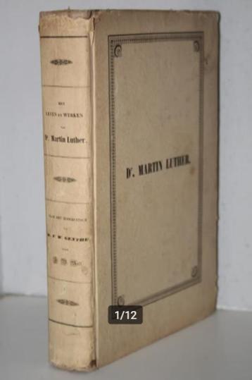 Het leven en werken van Dr. Martin Luther (1845, platen) beschikbaar voor biedingen