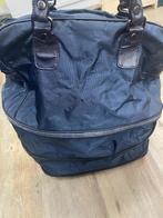 Flyaway reistas – in hoogte verstelbaar, met leren details, 40 tot 60 cm, 30 cm of meer, Blauw, Zo goed als nieuw