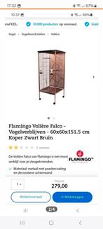 Z.G.A.N binnen volliere / vogelkooi met toebehoren, Ophalen, Metaal, Vogelkooi