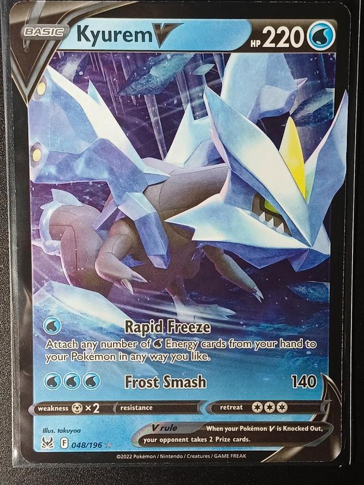 Kyurem V 048/196 Lost Origin - Pokémonkaart, Hobby en Vrije tijd, Verzamelkaartspellen | Pokémon, Zo goed als nieuw, Losse kaart