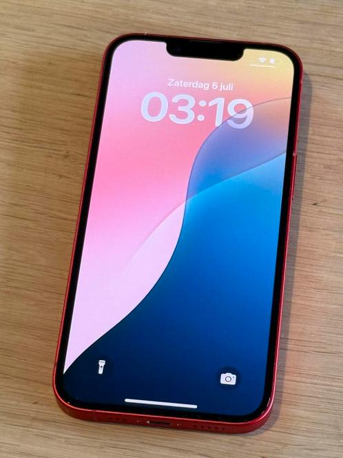 Zeer nette iPhone 14 Product Red 128GB, met 100% batterij!, Telecommunicatie, Mobiele telefoons | Apple iPhone, Zo goed als nieuw