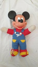 Leuke vintage Mickey Mouse pop/knuffel, Ophalen, Mickey Mouse, Gebruikt, Beeldje of Figuurtje