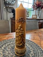 Prachtige bewerkte Kerk/ Altaar kaars, Ophalen of Verzenden