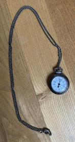Zakhorloge zilver aan hanger PREFECT Super de Luxe, Sieraden, Tassen en Uiterlijk, Antieke sieraden, Ophalen of Verzenden, Zilver