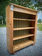 Antieke brocante open grenen kast, Ophalen