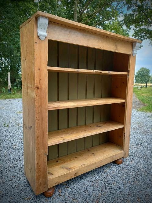 Antieke brocante open grenen kast, Antiek en Kunst, Antiek | Meubels | Kasten, Ophalen