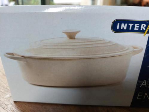 Intermezzo Aardewerkschaal met Deksel - Nieuw, Huis en Inrichting, Keuken | Potten en Pannen, Nieuw, Overige typen, Overige materialen