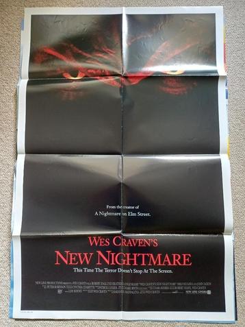 WES    CRAVEN ' S    NEW    NIGHTMARE     filmposter. beschikbaar voor biedingen