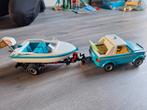 Playmobil surfer pick-up met speedboot, Ophalen of Verzenden, Gebruikt, Los playmobil