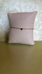 Armbandje hartje goudkleurig, Ophalen of Verzenden, Nieuw, Goud, Overige materialen