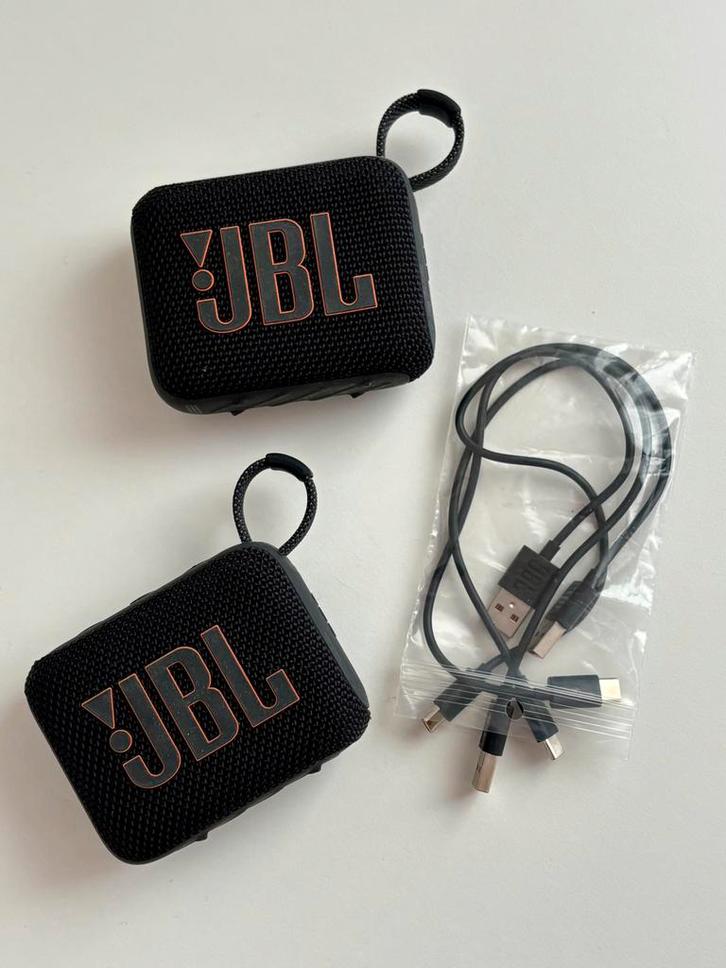 2X JBL GO4 STEREO Blootooth Speaker Set, Audio, Tv en Foto, Luidsprekers, Zo goed als nieuw, Overige typen, Minder dan 60 watt
