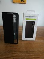 Smart Clear View Cover voor Galaxy S21 fe 5g, zwart, Ophalen, Zo goed als nieuw, Hoesje of Tasje