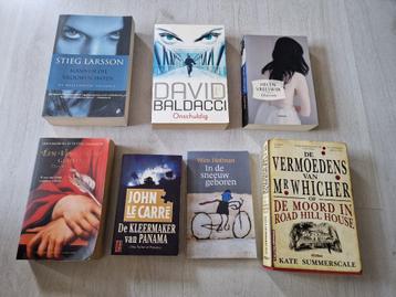Verschillende romans NL - oa Stieg Larsson beschikbaar voor biedingen