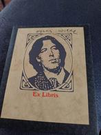 Ex Libris Oscar Wilde, Antiek en Kunst, Kunst | Etsen en Gravures, Ophalen of Verzenden