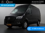 Mercedes-Benz Sprinter 319 CDI L2 H2 Select | Aut. | Distron, Auto's, Bestelauto's, Automaat, Gebruikt, Euro 6, Zwart