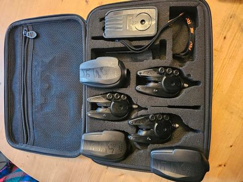 Fox RX Plus 3+1 incl case., Watersport en Boten, Hengelsport | Karpervissen, Zo goed als nieuw, Ophalen of Verzenden