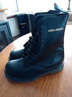 NPS Solovair Highlander boots steel toe maat 38, Zwart, Lage of Enkellaarzen, Ophalen of Verzenden, Zo goed als nieuw