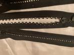 Ritsen zwart met glinsterende steentjes 25 cm lang, Hobby en Vrije tijd, Naaien en Fournituren, Ophalen of Verzenden, Nieuw, Rits of Sluiting