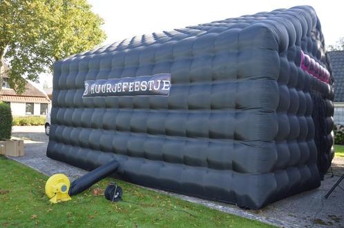 partytent opblaasbare Feesttent / Clubtent van 6 meter bij 6, Tuin en Terras, Partytenten, Zo goed als nieuw, Partytent, 2 meter of meer