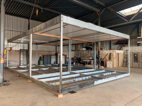 Stalen Units - frames tbv Unitbouw, Poolhouse, Tuinhuis, Tuin en Terras, Tuinhuizen, Gebruikt, Hout, 500 cm of meer, 200 tot 400 cm