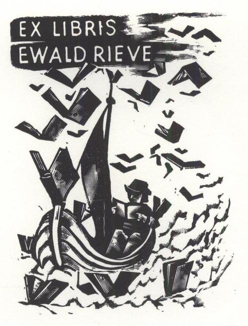 Ex Libris Duitsland Johannes Lebek, Antiek en Kunst, Kunst | Etsen en Gravures, Verzenden