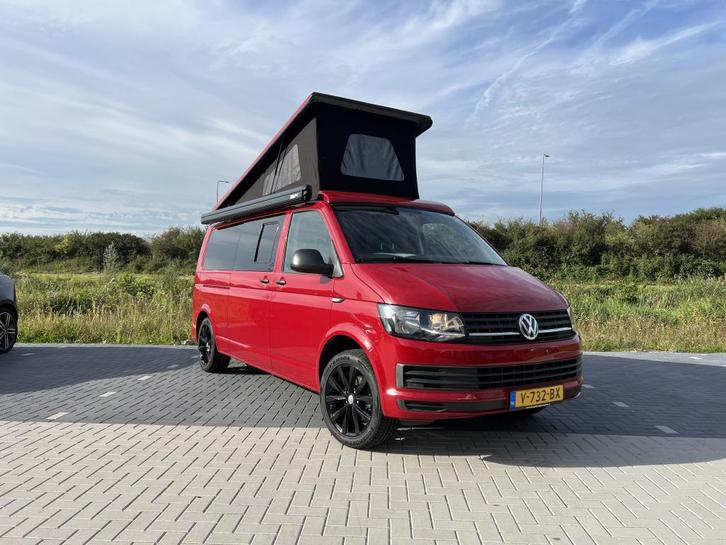Volkswagen T6 buscamper 2017 (bj 2017), Caravans en Kamperen, Campers, Bedrijf, tot en met 4, Buscamper of Camperbus, Volkswagen