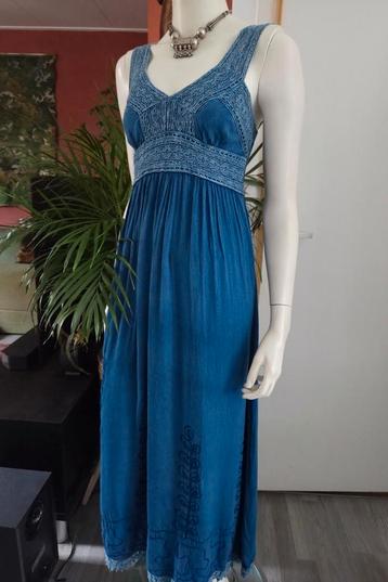Vintage 90's Indiase jurk met borduursel  beschikbaar voor biedingen