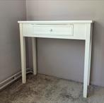 Witte Sidetable kaptafel met Lade in nette staat, Ophalen, Overige materialen, 50 tot 100 cm, Zo goed als nieuw