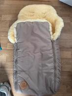 Universele voetenzak schapenvacht taupe, Ophalen of Verzenden, Zo goed als nieuw, 85 tot 100 cm, Slaapzak