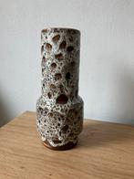 Retro 70’s fatlava vaas van HK Living, Ophalen, Wit, Aardewerk of Porselein, Zo goed als nieuw