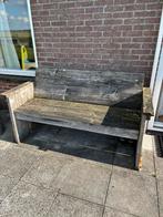 Stijgerhouten tuin bankje - opknapper - gratis, Ophalen, Gebruikt, Hout
