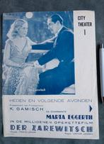 1933, UFA FILM BROCHURE " DER ZAREWITSCH", Ophalen of Verzenden, 1920 tot 1940, Tijdschrift