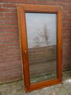 Afzelia draai kiep raam hardhout dubbel glas, Doe-het-zelf en Verbouw, Kozijnen en Schuifpuien, Gebruikt, Raamkozijn, 150 tot 225 cm