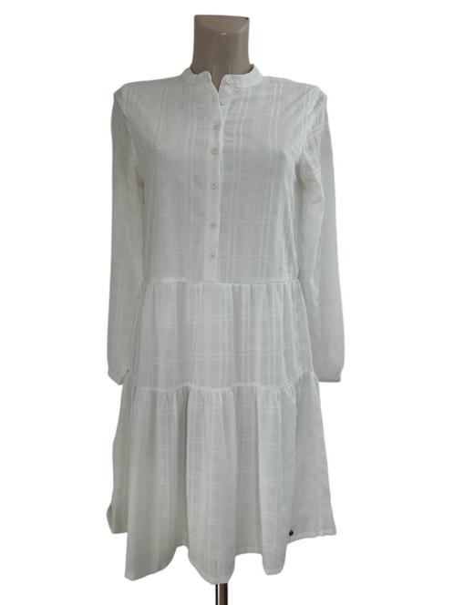Zusss jurk S, Kleding | Dames, Jurken, Zo goed als nieuw, Maat 36 (S), Wit, Knielengte, Ophalen of Verzenden