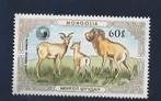 Fauna - Dieren - Moeflon-familie (4) - Mongolie - postfris, Ophalen of Verzenden, Postfris, Dier of Natuur