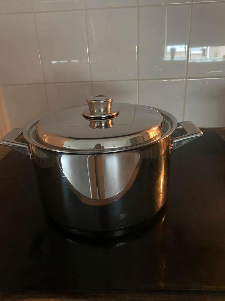 Siemens/Simtronic pannen niet beschadigd, Huis en Inrichting, Keuken | Potten en Pannen, Zo goed als nieuw, Pannenset, Rvs, Ophalen