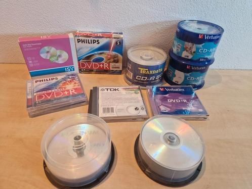 Aardig partijtje lege cd en dvd (veel nieuw in seal!), Computers en Software, Beschrijfbare discs, Zo goed als nieuw, Dvd, Ophalen of Verzenden