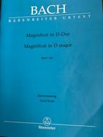 BACH MAGNIFICAT IN D-DUR BVV243 BARENREITER URTEXT KLAVIER, Gebruikt, Piano, Ophalen of Verzenden, Religie en Gospel