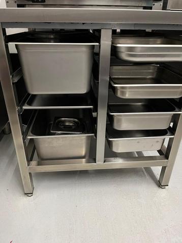 RVS Onderstel voor oven/steamer Premium-line 90 x 80 x 90 cm beschikbaar voor biedingen