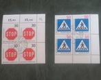 Blok van 4 postzegels met dagstempel Neue regeln im Strassev, Postzegels en Munten, Ophalen of Verzenden, BRD