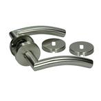 Deurkrukset sienna inox, Doe-het-zelf en Verbouw, Hang- en Sluitwerk, Ophalen of Verzenden, Nieuw, Rvs, Klink of Kruk