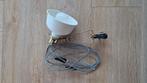 Klemlamp wit, Huis en Inrichting, Ophalen of Verzenden, Gebruikt, Metaal