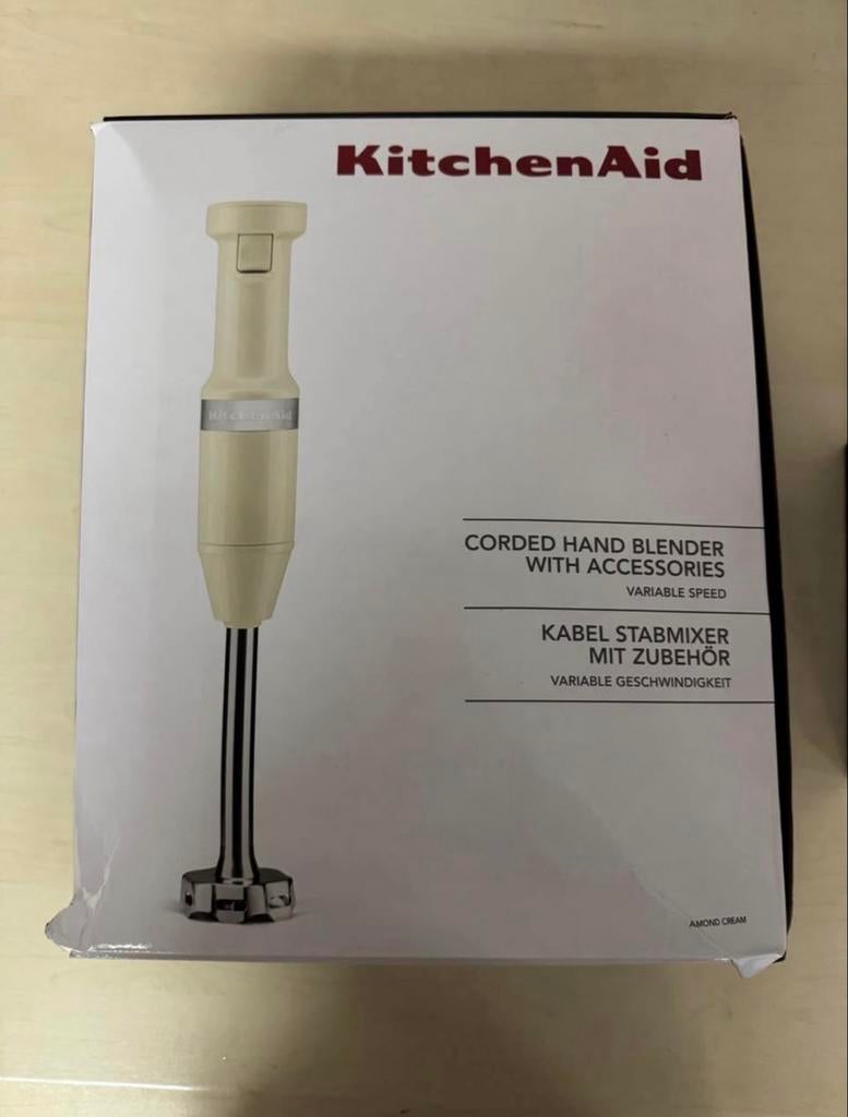 KitchenAid Staafmixer met Accessoires - Nieuw in Doos, Ophalen, Nieuw, Blender