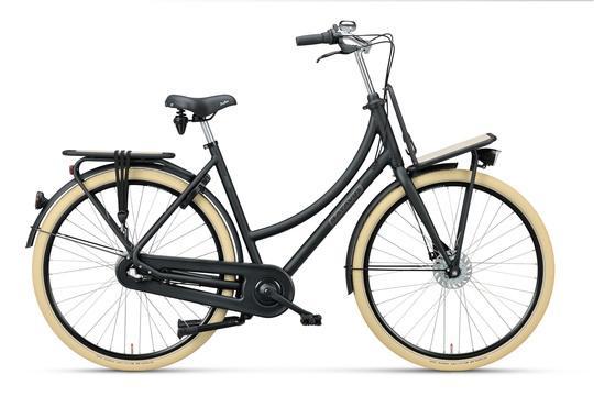 Batavus Packd 7 zwart dames 49cm 28inch, Fietsen en Brommers, Fietsen | Dames | Damesfietsen, Nieuw, Batavus, Versnellingen, 47 tot 50 cm