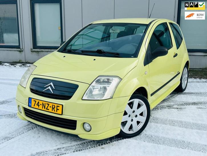 Citroen C2 1.4i VTR 3E Eigenaar Cruise NAP, Auto's, Citroën, Bedrijf, Te koop, C2, ABS, Airbags, Boordcomputer, Centrale vergrendeling