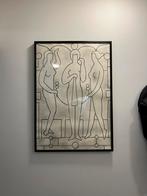 Henk Zweerus tekening “De Drie Gratiën”, Antiek en Kunst, Kunst | Schilderijen | Klassiek, Ophalen of Verzenden